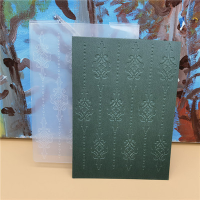 3D Ziedu Fona Reljefs Mape Plastmasas Scrapbooking Amatniecība Reljefs Mapes Karšu izgatavošana Izejmateriāli Zīmogi Veidne Jauna