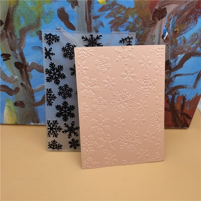 3D Ziedu Fona Reljefs Mape Plastmasas Scrapbooking Amatniecība Reljefs Mapes Karšu izgatavošana Izejmateriāli Zīmogi Veidne Jauna