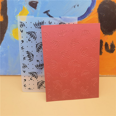 3D Ziedu Fona Reljefs Mape Plastmasas Scrapbooking Amatniecība Reljefs Mapes Karšu izgatavošana Izejmateriāli Zīmogi Veidne Jauna