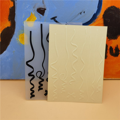 3D Ziedu Fona Reljefs Mape Plastmasas Scrapbooking Amatniecība Reljefs Mapes Karšu izgatavošana Izejmateriāli Zīmogi Veidne Jauna