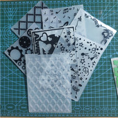 Mūzikas zvaigzne PLASTMASAS IESPĒJOŠA MAPE DIY albums albuma kartīšu iesaiņojums, dekors Griešanas matricas, papīra amatniecības Ziemassvētku veidne