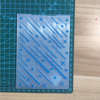 Mūzikas zvaigzne PLASTMASAS IESPĒJOŠA MAPE DIY albums albuma kartīšu iesaiņojums, dekors Griešanas matricas, papīra amatniecības Ziemassvētku veidne