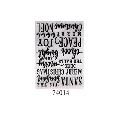 Πλαστικό πρότυπο Κάρτα χειροτεχνίας κατασκευής χάρτινων καρτών 1 τεμ.