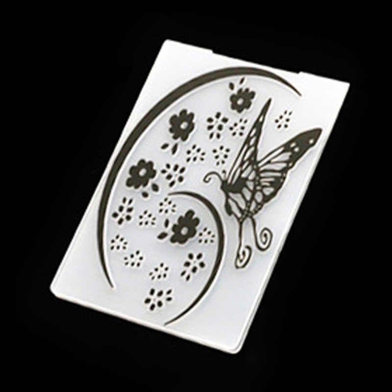 Πλαστικό πρότυπο Κάρτα χειροτεχνίας κατασκευής χάρτινων καρτών 1 τεμ.