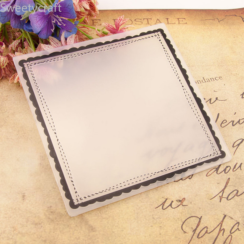 17 modeļi Ziedu reljefa mapes Jauns 2021. gada Ziemassvētku kartīšu izgatavošanas piederumi.