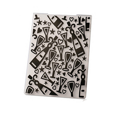 Ziemassvētku plastmasas reljefs mapes veidne DIY scrapbooking amatniecības fotoattēlu albumu kartītei svētku ar rokām darināti dekorēšanas piederumi