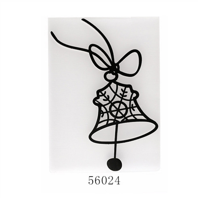 Ziemassvētku plastmasas reljefs mapes veidne DIY scrapbooking amatniecības fotoattēlu albumu kartītei svētku ar rokām darināti dekorēšanas piederumi