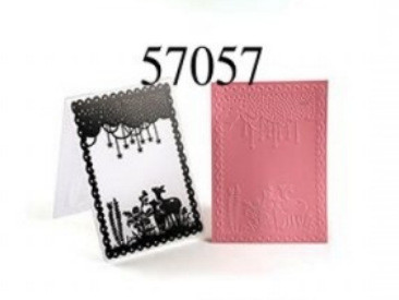 Naujausias 3D reljefinis aplankas, skaidrus reljefinis plastikinių plokščių dizainas, skirtas „pasidaryk pats“ popieriaus pjaustymo štampai „Scrapbooking“ 10,5 x 14,5 cm