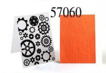 Naujausias 3D reljefinis aplankas, skaidrus reljefinis plastikinių plokščių dizainas, skirtas „pasidaryk pats“ popieriaus pjaustymo štampai „Scrapbooking“ 10,5 x 14,5 cm