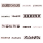 15x3 cm plastikiniai reljefiniai aplankai kortelių gamybai, gėlių fono reljefiniai aplankai, skirti „pasidaryk pats“ Scrapbooking popieriniam amatų albumui