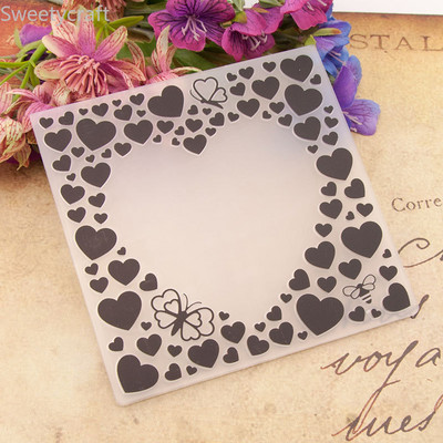 28 Μοντέλα Ανάγλυφο Φάκελο Διαφανές ανάγλυφο Πλαστικές πλάκες Σχέδιο για DIY μήτρες κοπής χαρτιού Μέγεθος Scrapbooking 10,5x14,5 cm