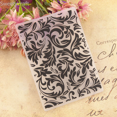 28 Μοντέλα Ανάγλυφο Φάκελο Διαφανές ανάγλυφο Πλαστικές πλάκες Σχέδιο για DIY μήτρες κοπής χαρτιού Μέγεθος Scrapbooking 10,5x14,5 cm