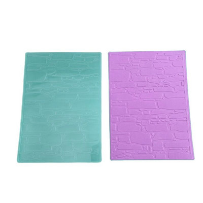 Reljefs Mapes Akmens fons Scrapbooking Plastmasas Reljefs Mapes karšu izgatavošanas piederumi Albums Kāzu papīrs Amatniecības dekors