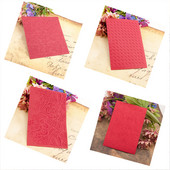 Plastmasas reljefs 3D alfabētisks ziedu stereo dizains albums, kartītes izgatavošana no papīra Amatniecības reljefa veidne