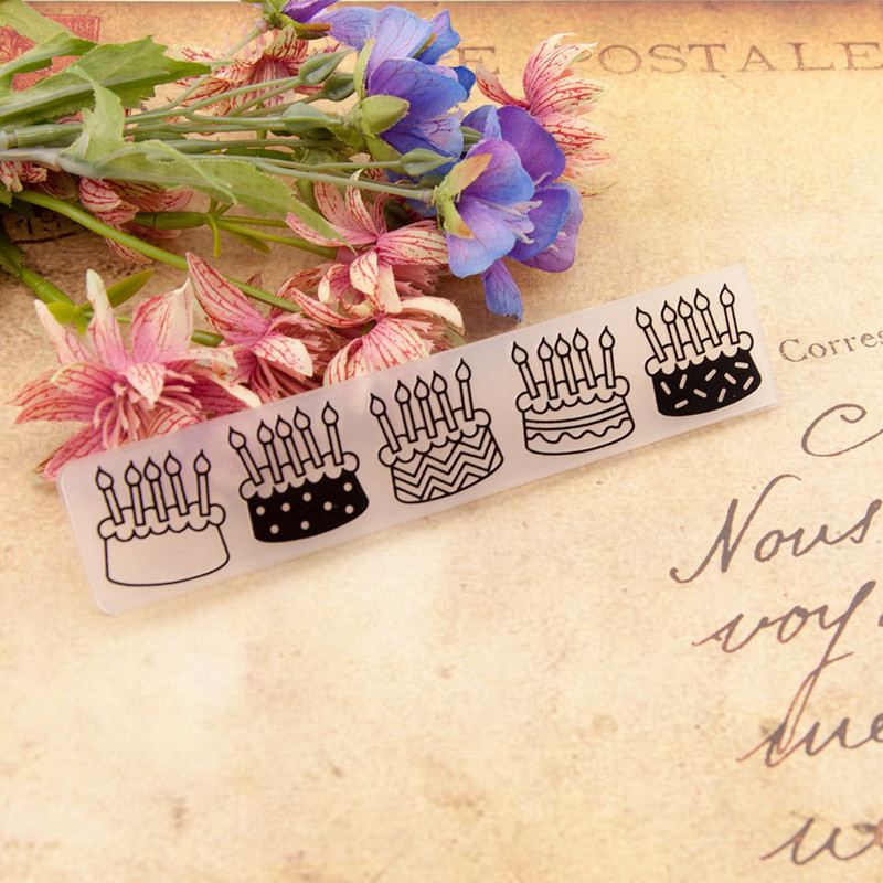 Ilgi su gimtadieniu Plastikiniai reljefiniai aplankai kortelių kūrimui „Pasidaryk pats“ dovanų reljefinis šablonas, skirtas „Scrapbooking“ amatams