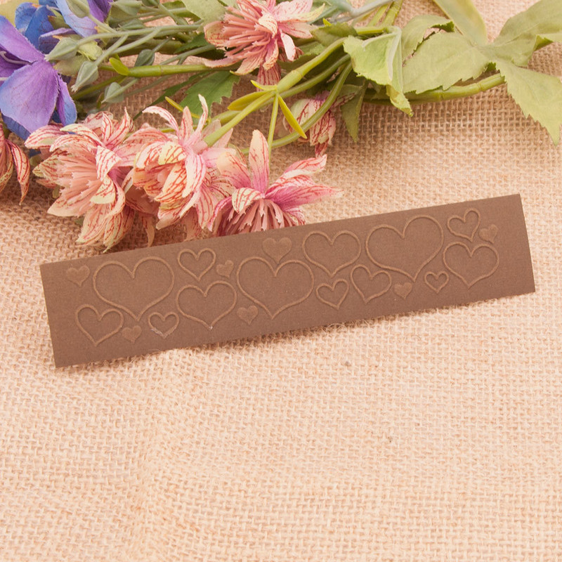 Ilgi su gimtadieniu Plastikiniai reljefiniai aplankai kortelių kūrimui „Pasidaryk pats“ dovanų reljefinis šablonas, skirtas „Scrapbooking“ amatams