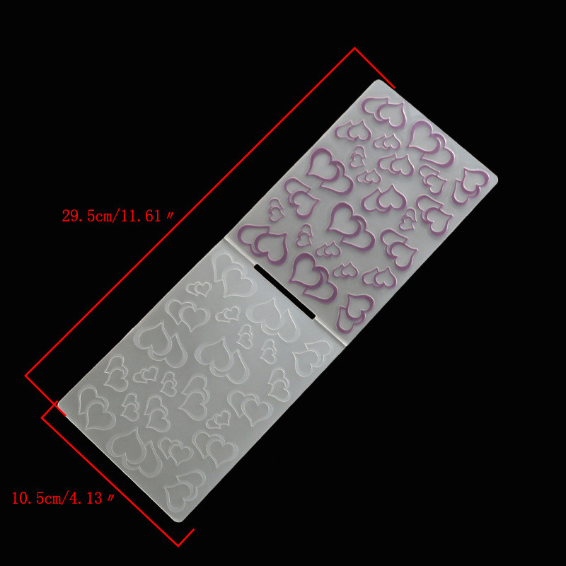 Πλαστικό ανάγλυφο φάκελο DIY Scrapbooking άλμπουμ Κάρτα κοπής μήτρες Πρότυπο χειροτεχνίας DIY Διακόσμηση κάρτας Κάνοντας διακόσμηση γάμου