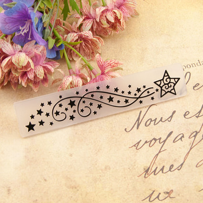 26 Dizaina reljefa mape Plastmasas veidne DIY Scrapbooking Amatniecības foto albumu kartītei Svētku roku darbs Dekorēšanas piederumi 15x3cm