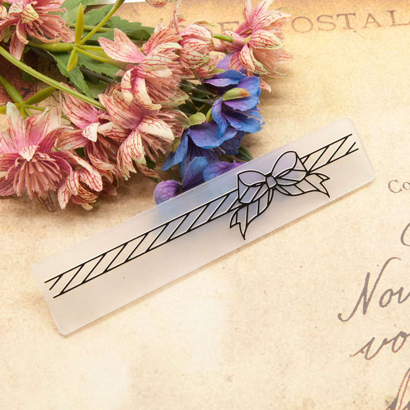 26 Dizaina reljefa mape Plastmasas veidne DIY Scrapbooking Amatniecības foto albumu kartītei Svētku roku darbs Dekorēšanas piederumi 15x3cm