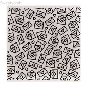 Mīlestības aploksnes reljefa mapes Jauns 2022. gada Ziemassvētku kartīšu izgatavošanas piederumi Papīrs Amatniecība Scrapbooking Plastmasas reljefa trafarets