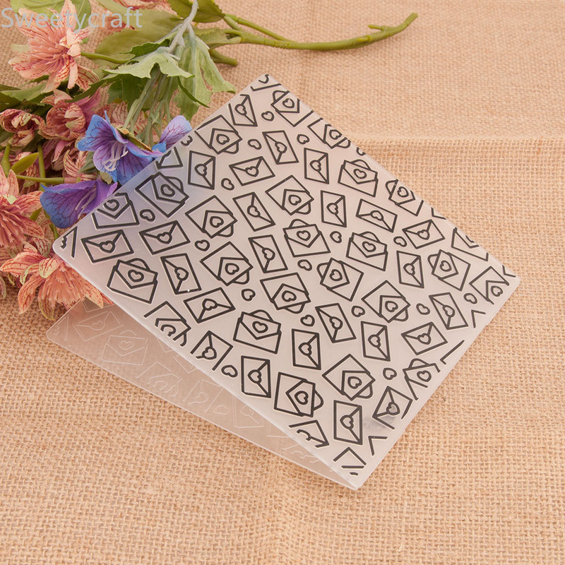Mīlestības aploksnes reljefa mapes Jauns 2022. gada Ziemassvētku kartīšu izgatavošanas piederumi Papīrs Amatniecība Scrapbooking Plastmasas reljefa trafarets