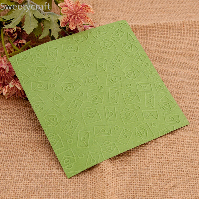 Mīlestības aploksnes reljefa mapes Jauns 2022. gada Ziemassvētku kartīšu izgatavošanas piederumi Papīrs Amatniecība Scrapbooking Plastmasas reljefa trafarets