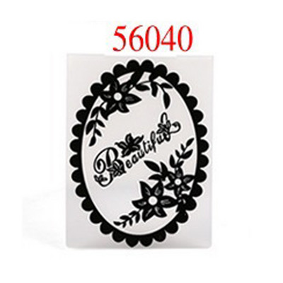 Χάρτινη κάρτα Scrapbooking Πλαστικό πρότυπο Φοντάν Κέικ φωτογραφιών Άλμπουμ Γάμου Διακόσμηση Ανάγλυφο Φάκελο Κατασκευή κάρτας χειροτεχνίας