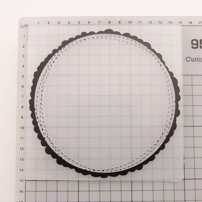 Reljefa mape Dotty ziedu zvaigzne Scrapbooking plastmasas reljefs mapes karšu izgatavošanas piederumi albums kāzu papīrs amatniecības dekors