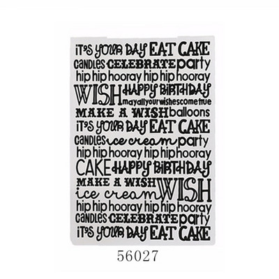 Νέα άφιξη 2023 Πλαστικό πρότυπο φακέλου με ανάγλυφο 3D για DIY Scrapbooking Κάρτα φωτογραφικών άλμπουμ χειροποίητα προμήθειες διακόσμησης