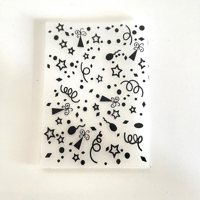 Νέα άφιξη 2023 Πλαστικό πρότυπο φακέλου με ανάγλυφο 3D για DIY Scrapbooking Κάρτα φωτογραφικών άλμπουμ χειροποίητα προμήθειες διακόσμησης