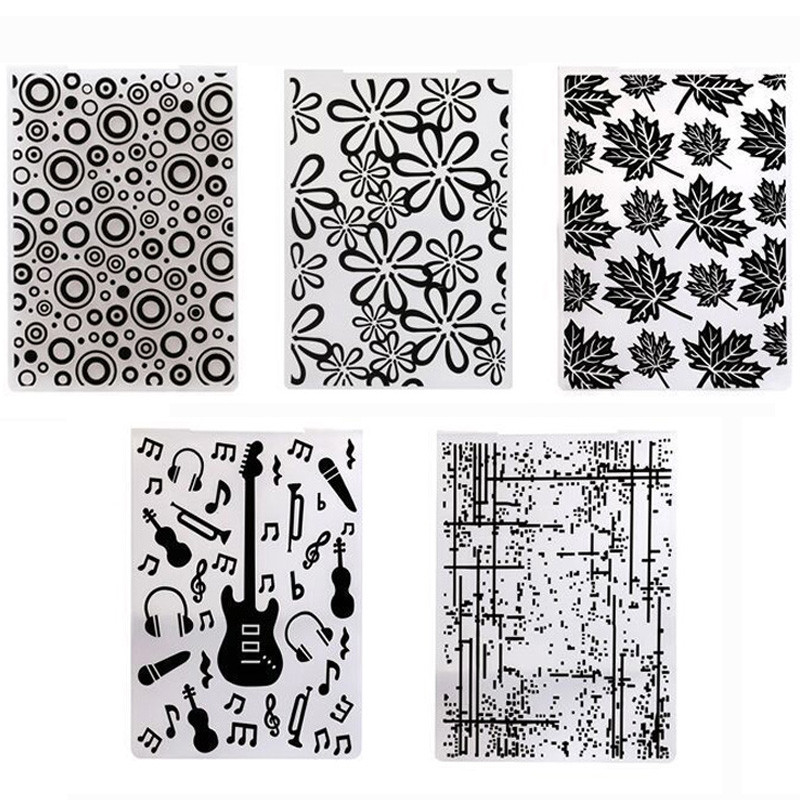 Νέα άφιξη 2023 Πλαστικό πρότυπο φακέλου με ανάγλυφο 3D για DIY Scrapbooking Κάρτα φωτογραφικών άλμπουμ χειροποίητα προμήθειες διακόσμησης