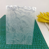 Mežģīņu spalvu fona reljefs mape plastmasas šķīvji Jauns 2023 Papīra kartīšu griešanai Die Decoration Scrapbooking Reljefs