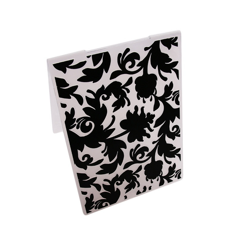 1 τεμ. Νέο πρότυπο φακέλου με ανάγλυφο πλαστικό λουλούδι για χάρτινη διακόσμηση για χάρτινες κάρτες Scrapbooking