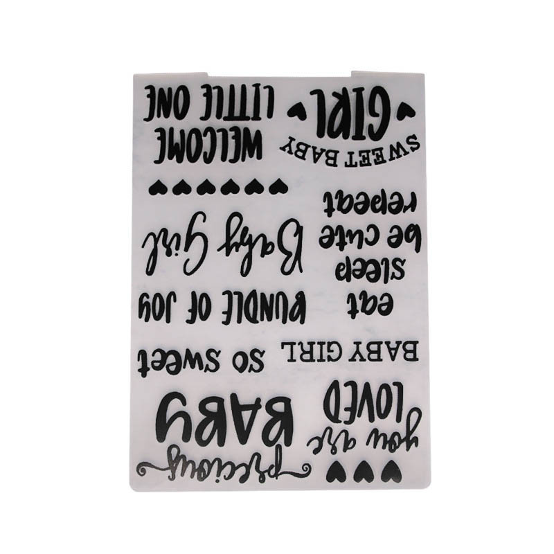 1Pcs Πολυλειτουργικό πλαστικό πρότυπο ανάγλυφο άλμπουμ φωτογραφιών DIY Δημιουργία χάρτινων καρτών Στένσιλ Ανάγλυφο φάκελο Πρότυπο Κάρτα χειροτεχνίας