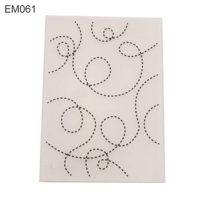 1 τεμ / συσκευασία Φάκελοι με ανάγλυφο DIY Πλαστικά διαφανή γραμματόσημα Διακόσμηση γάμου Κατασκευή χάρτινων καρτών Craft Card Stencil Exquisite Life