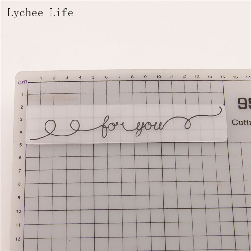 Ličī dzīves vēstules reljefs mapes plastmasa albumam DIY veidne Fondant kūka foto albuma kartīšu izgatavošana