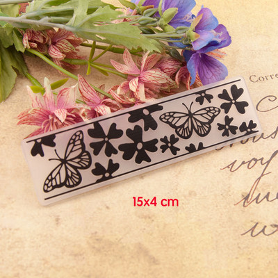 15x4 cm Butterfly πλαστικό ανάγλυφο φάκελο Πρότυπο για DIY Scrapbooking Craft φωτογραφικό άλμπουμ Κάρτα διακοπών Χειροποίητα διακοσμητικά προμήθειες