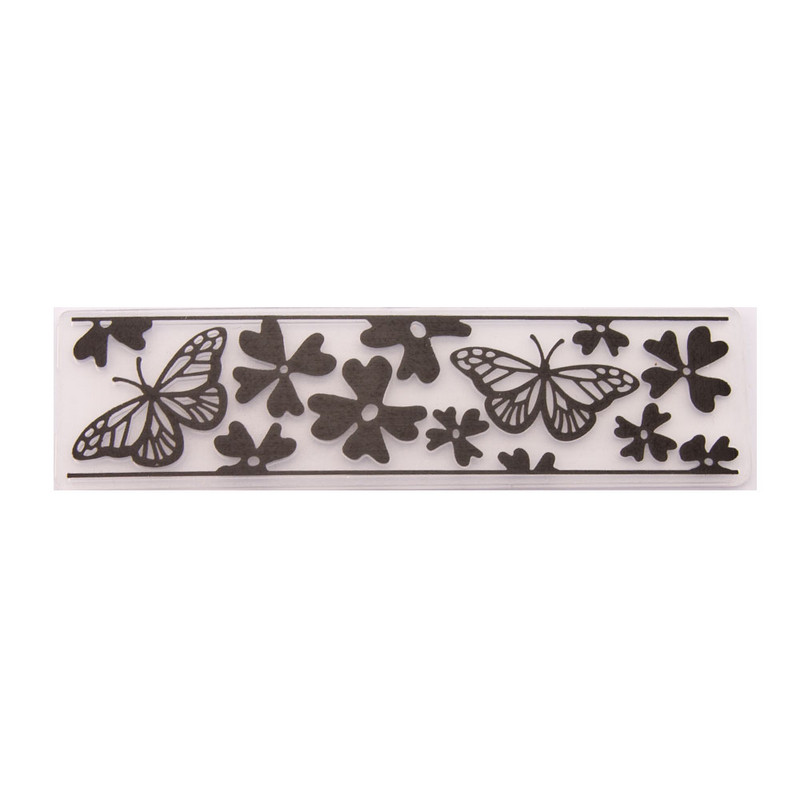 15x4 cm Butterfly πλαστικό ανάγλυφο φάκελο Πρότυπο για DIY Scrapbooking Craft φωτογραφικό άλμπουμ Κάρτα διακοπών Χειροποίητα διακοσμητικά προμήθειες