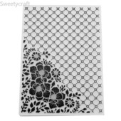 Πλέγμα λουλούδι ανάγλυφο Φάκελοι Νέο 2022 για χριστουγεννιάτικη κάρτα Προμήθειες κατασκευής χαρτί χειροτεχνίας Scrapbooking Πλαστικό στένσιλ ανάγλυφο