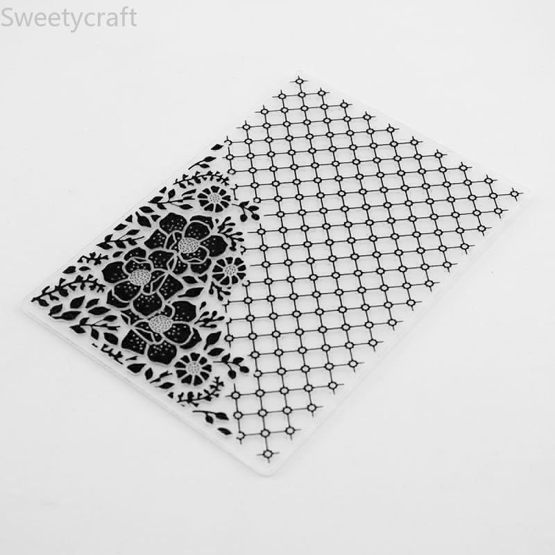 Πλέγμα λουλούδι ανάγλυφο Φάκελοι Νέο 2022 για χριστουγεννιάτικη κάρτα Προμήθειες κατασκευής χαρτί χειροτεχνίας Scrapbooking Πλαστικό στένσιλ ανάγλυφο