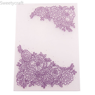 Ukrasne mape za utiskivanje cvijeća Novo 2022. Pribor za izradu božićnih čestitki Papirnati obrti Scrapbooking Plastična šablona za utiskivanje