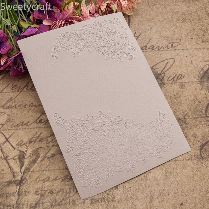 Dekoratīvās ziedu reljefa mapes Jauns 2022. gada Ziemassvētku kartīšu izgatavošanas piederumi Papīra amatniecība Scrapbooking Plastmasas reljefa trafarets