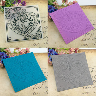 Κορδέλα πυροτέχνημα Φάκελοι με ανάγλυφη πλαστική υφή για χριστουγεννιάτικο πρότυπο Scrapbooking και άλλες χάρτινες χειροτεχνίες