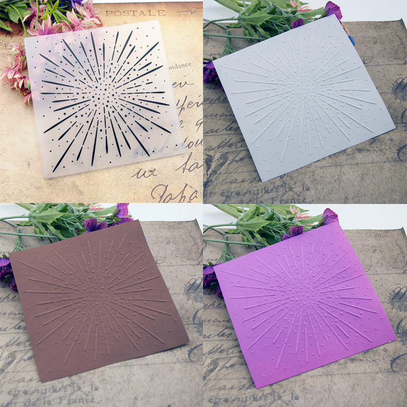 Κορδέλα πυροτέχνημα Φάκελοι με ανάγλυφη πλαστική υφή για χριστουγεννιάτικο πρότυπο Scrapbooking και άλλες χάρτινες χειροτεχνίες