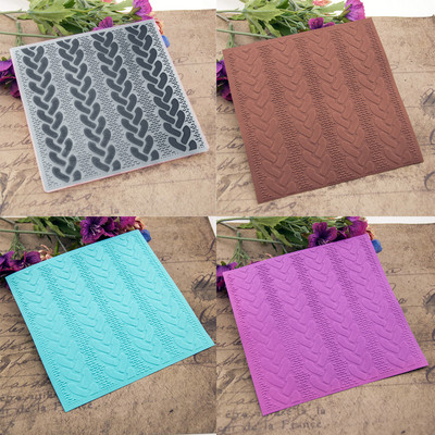 Μοτίβο γραμματοσήμων Φάκελοι με ανάγλυφη πλαστική υφή για χριστουγεννιάτικο πρότυπο Scrapbooking και άλλες χάρτινες χειροτεχνίες