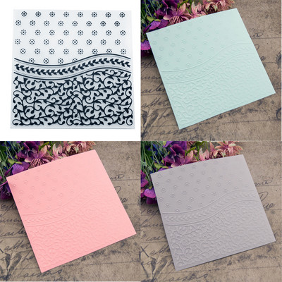 Μοτίβο γραμματοσήμων Φάκελοι με ανάγλυφη πλαστική υφή για χριστουγεννιάτικο πρότυπο Scrapbooking και άλλες χάρτινες χειροτεχνίες