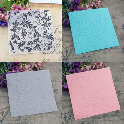 Μοτίβο γραμματοσήμων Φάκελοι με ανάγλυφη πλαστική υφή για χριστουγεννιάτικο πρότυπο Scrapbooking και άλλες χάρτινες χειροτεχνίες