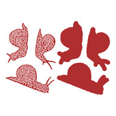 Snails Metal Cutting Dies Craft Embossing Make Paper Ευχετήριες κάρτες Πρότυπο κατασκευής DIY Handmade 2022 New