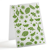 New Arrival Plants Πλαστικό ανάγλυφο φάκελο Πρότυπο για DIY Scrapbooking Crafts Making Photo Album Card Handmade Decoration