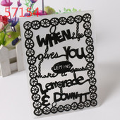 Jaunums — 2023. gada Lemons Plastmasas reljefs mape Veidne DIY Scrapbooking Amatniecībai Fotoattēlu albuma kartītes Roku darbs Dekors